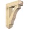 Ekena Millwork Balboa Arts and Crafts Rough Sawn Bracket w/ Offset Brace, Douglas Fir, 8"W x 28"D x 36"H BKT0806X28X36BOA03RDF - alternate 1